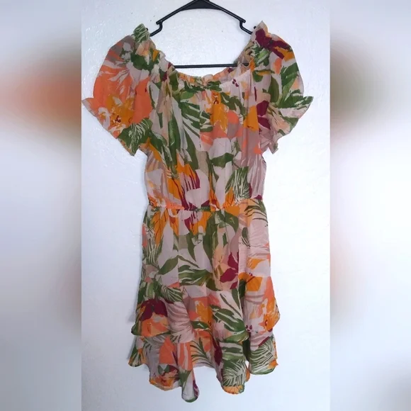 True Destinations Women's Floral Dress Size M - Picture 3 of 11